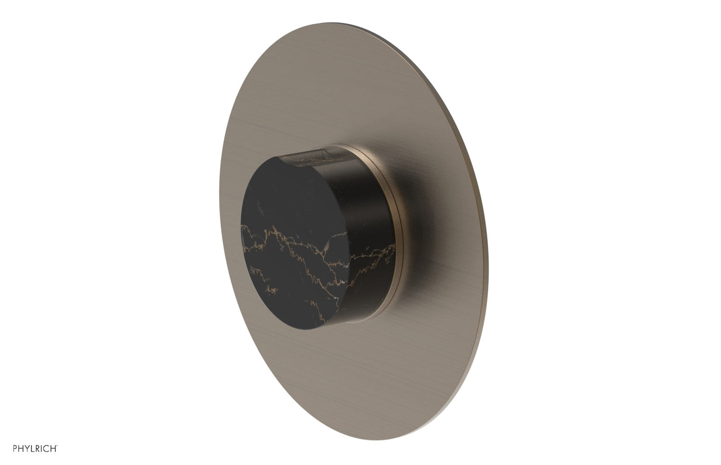 Phylrich CIRC - Thermostatic Shower Trim, Marble Handle 4-716