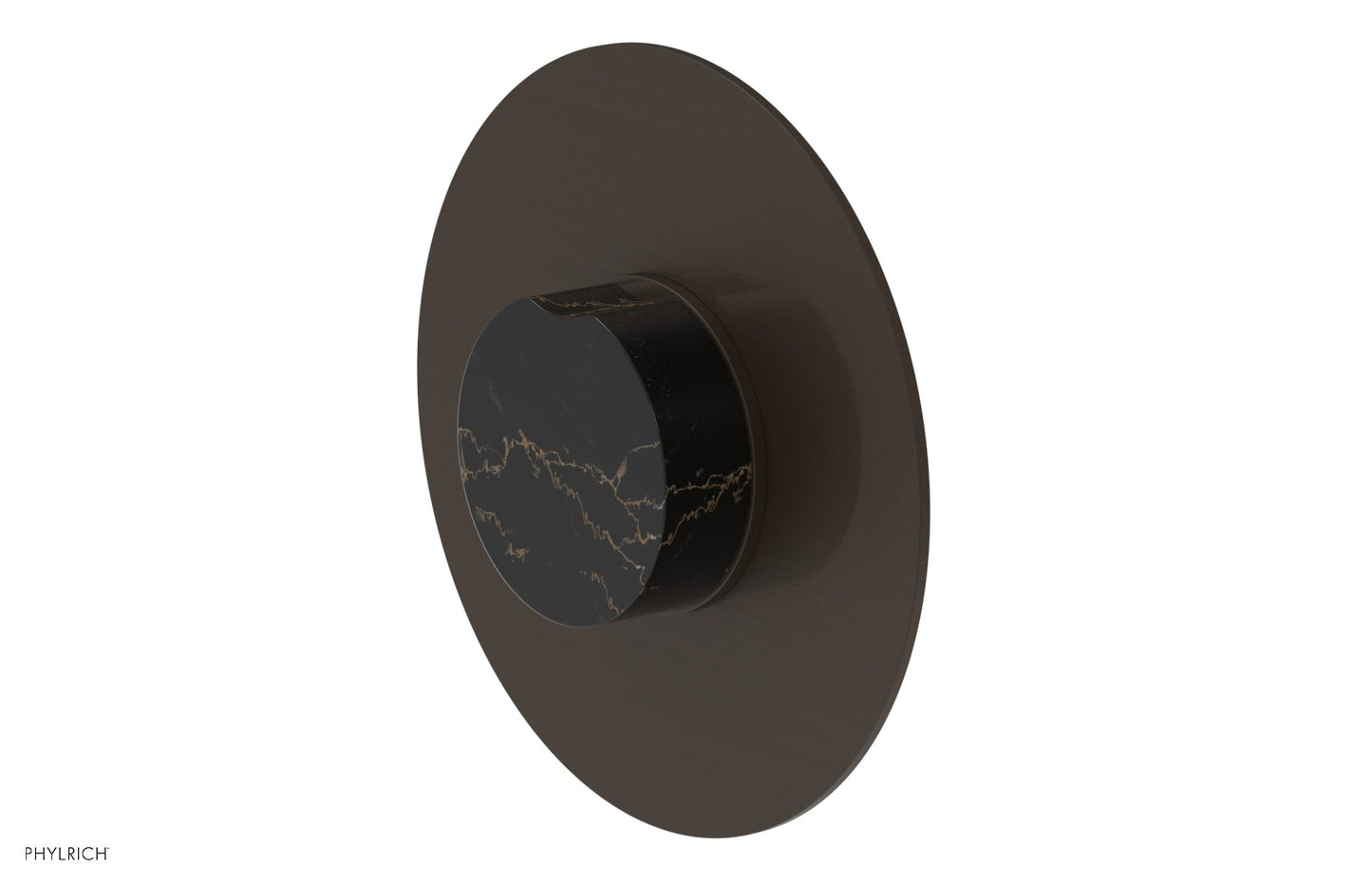 Phylrich CIRC - Thermostatic Shower Trim, Marble Handle 4-716