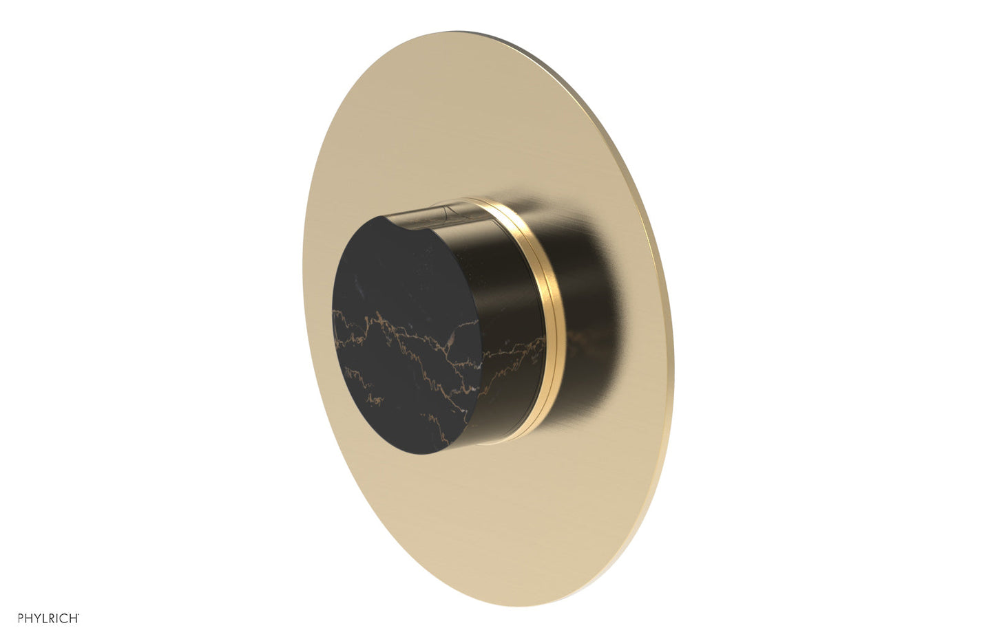 Phylrich CIRC - Thermostatic Shower Trim, Marble Handle 4-716
