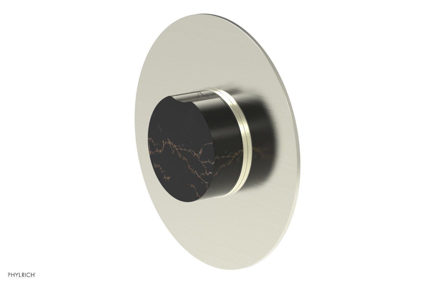 Phylrich CIRC - Thermostatic Shower Trim, Marble Handle 4-716