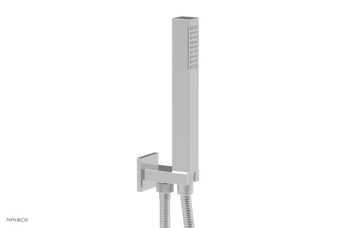 Phylrich Square Hand Shower with Connector & Hose 4-728