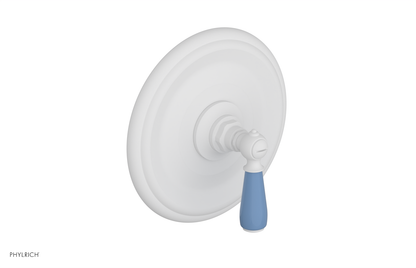 JAMESTOWN - Thermostatic Shower Trim - Lever Handle with "Light Blue" Accents 4-735