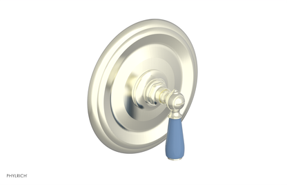 JAMESTOWN - Thermostatic Shower Trim - Lever Handle with "Light Blue" Accents 4-735
