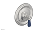 JAMESTOWN - Thermostatic Shower Trim - Lever Handle with "Navy Blue" Accents 4-735