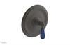 JAMESTOWN - Thermostatic Shower Trim - Lever Handle with "Navy Blue" Accents 4-735