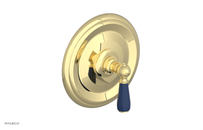 JAMESTOWN - Thermostatic Shower Trim - Lever Handle with "Navy Blue" Accents 4-735