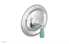 JAMESTOWN - Thermostatic Shower Trim - Lever Handle with "Turqoise" Accents 4-735