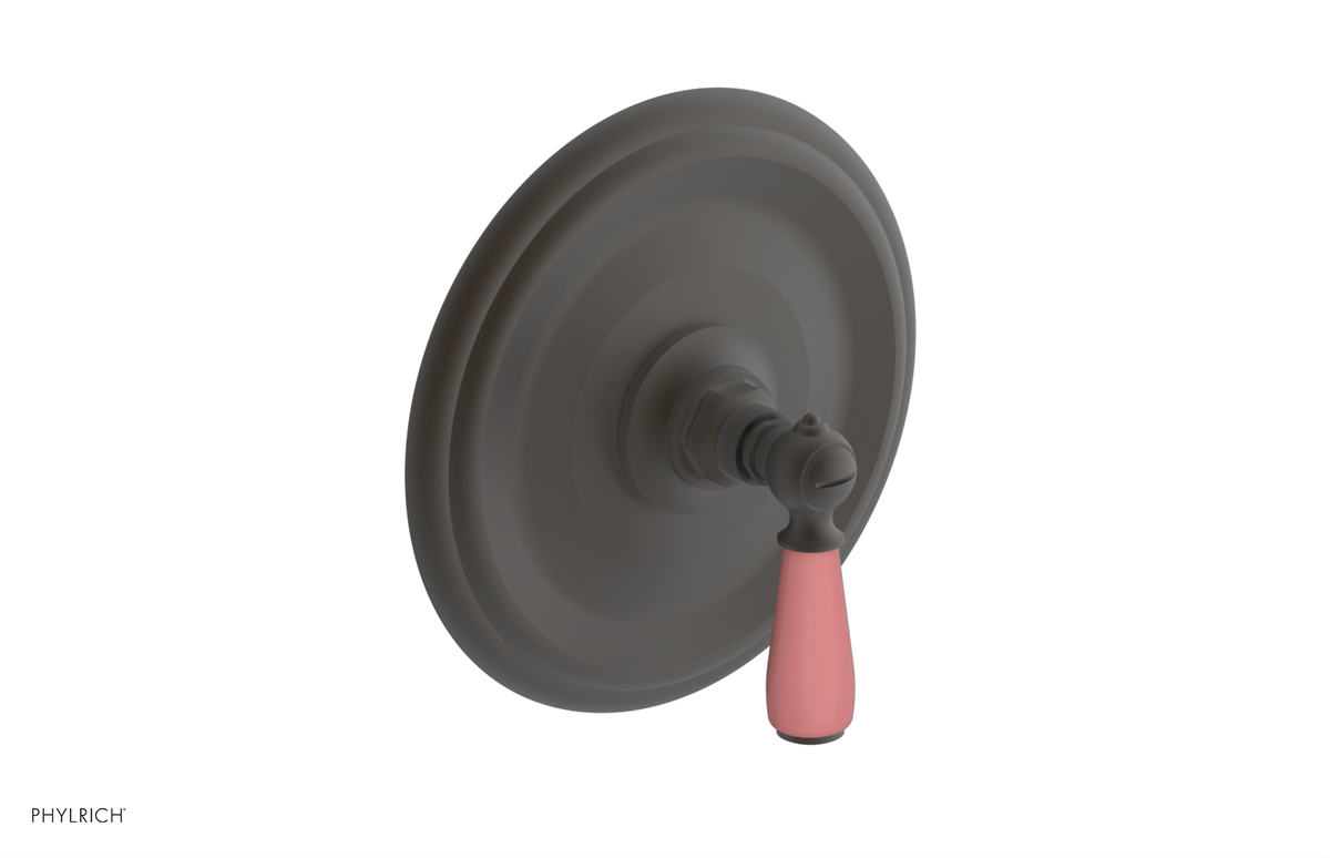 JAMESTOWN - Thermostatic Shower Trim - Lever Handle with "Pink" Accents 4-735