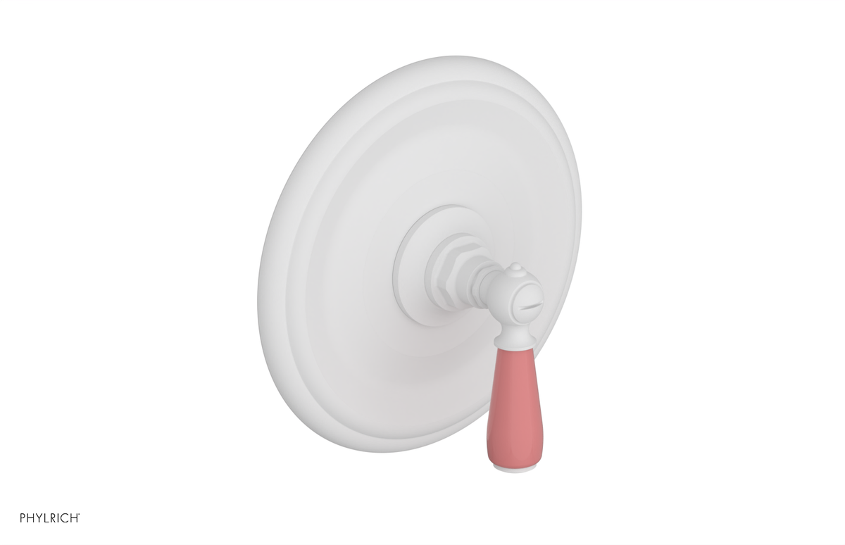 JAMESTOWN - Thermostatic Shower Trim - Lever Handle with "Pink" Accents 4-735