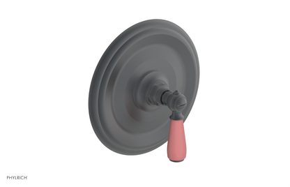JAMESTOWN - Thermostatic Shower Trim - Lever Handle with "Pink" Accents 4-735