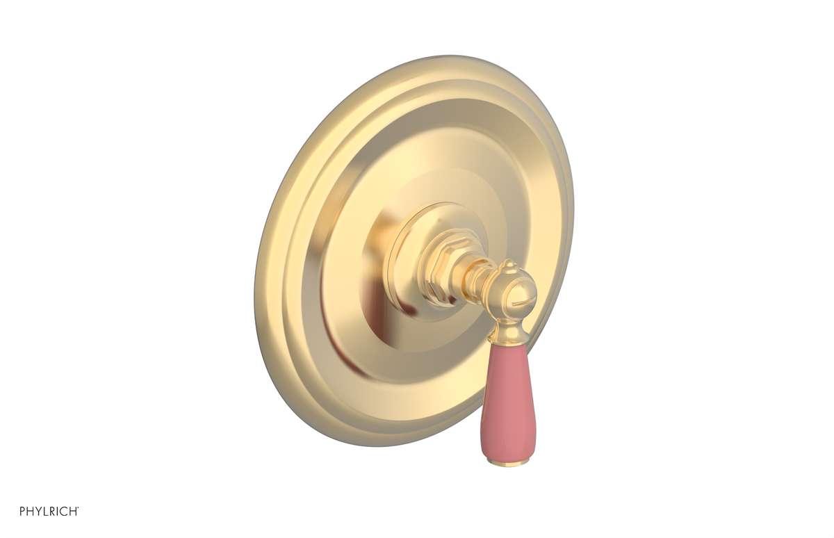JAMESTOWN - Thermostatic Shower Trim - Lever Handle with "Pink" Accents 4-735