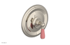 JAMESTOWN - Thermostatic Shower Trim - Lever Handle with "Pink" Accents 4-735