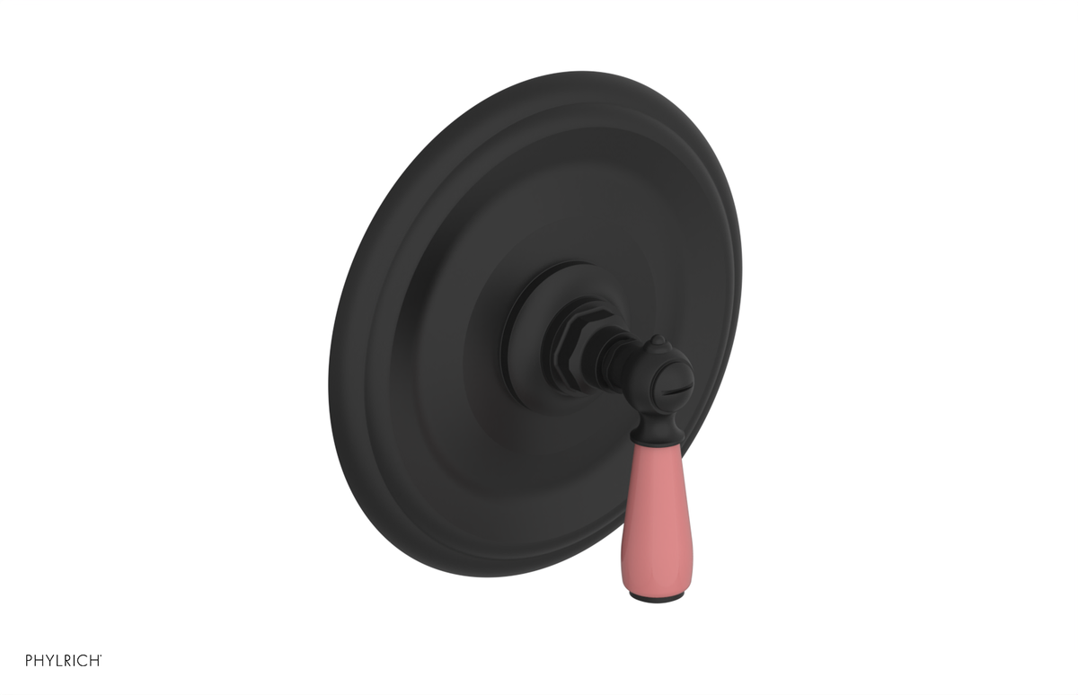 JAMESTOWN - Thermostatic Shower Trim - Lever Handle with "Pink" Accents 4-735