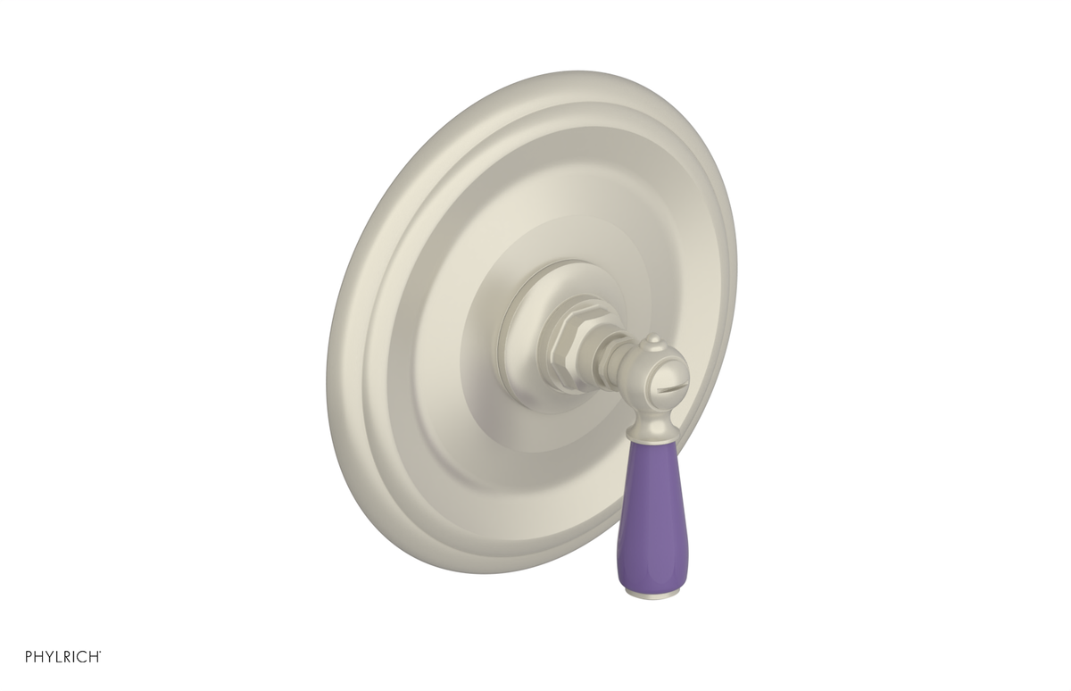 JAMESTOWN - Thermostatic Shower Trim - Lever Handle with "Purple" Accents 4-735