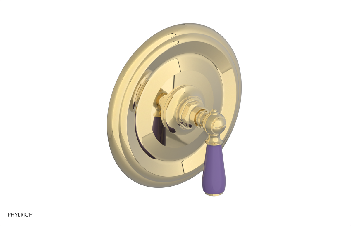JAMESTOWN - Thermostatic Shower Trim - Lever Handle with "Purple" Accents 4-735