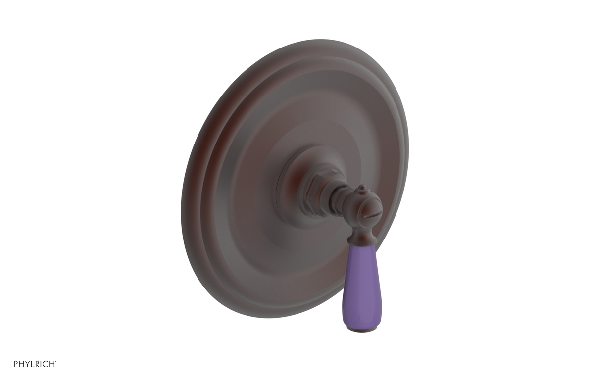 JAMESTOWN - Thermostatic Shower Trim - Lever Handle with "Purple" Accents 4-735