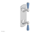 JAMESTOWN - Thermostatic Valve with Volume Control or Diverter with "Light Blue" Accents 4-738