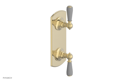 JAMESTOWN - Thermostatic Valve with Volume Control or Diverter with "Grey" Accents 4-738