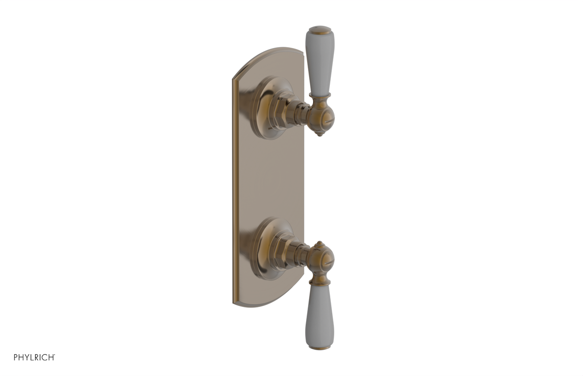 JAMESTOWN - Thermostatic Valve with Volume Control or Diverter with "Grey" Accents 4-738