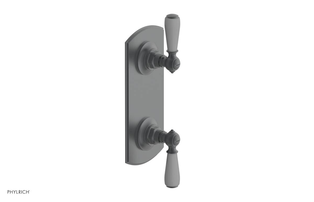 JAMESTOWN - Thermostatic Valve with Volume Control or Diverter with "Grey" Accents 4-738
