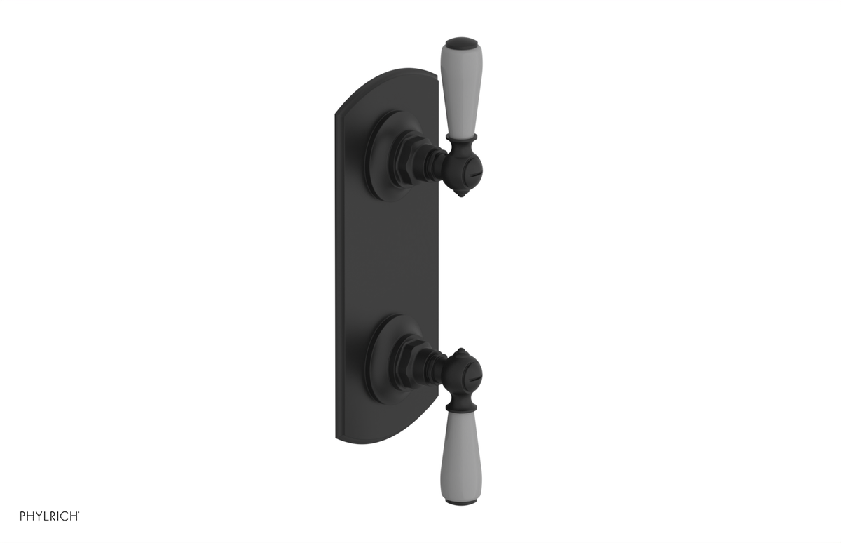 JAMESTOWN - Thermostatic Valve with Volume Control or Diverter with "Grey" Accents 4-738
