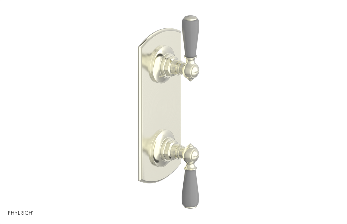 JAMESTOWN - Thermostatic Valve with Volume Control or Diverter with "Grey" Accents 4-738