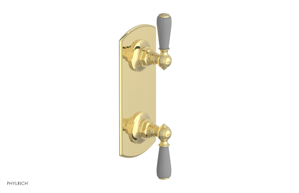 JAMESTOWN - Thermostatic Valve with Volume Control or Diverter with "Grey" Accents 4-738