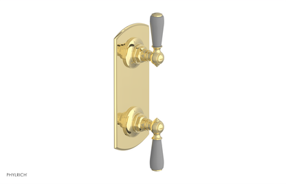 JAMESTOWN - Thermostatic Valve with Volume Control or Diverter with "Grey" Accents 4-738