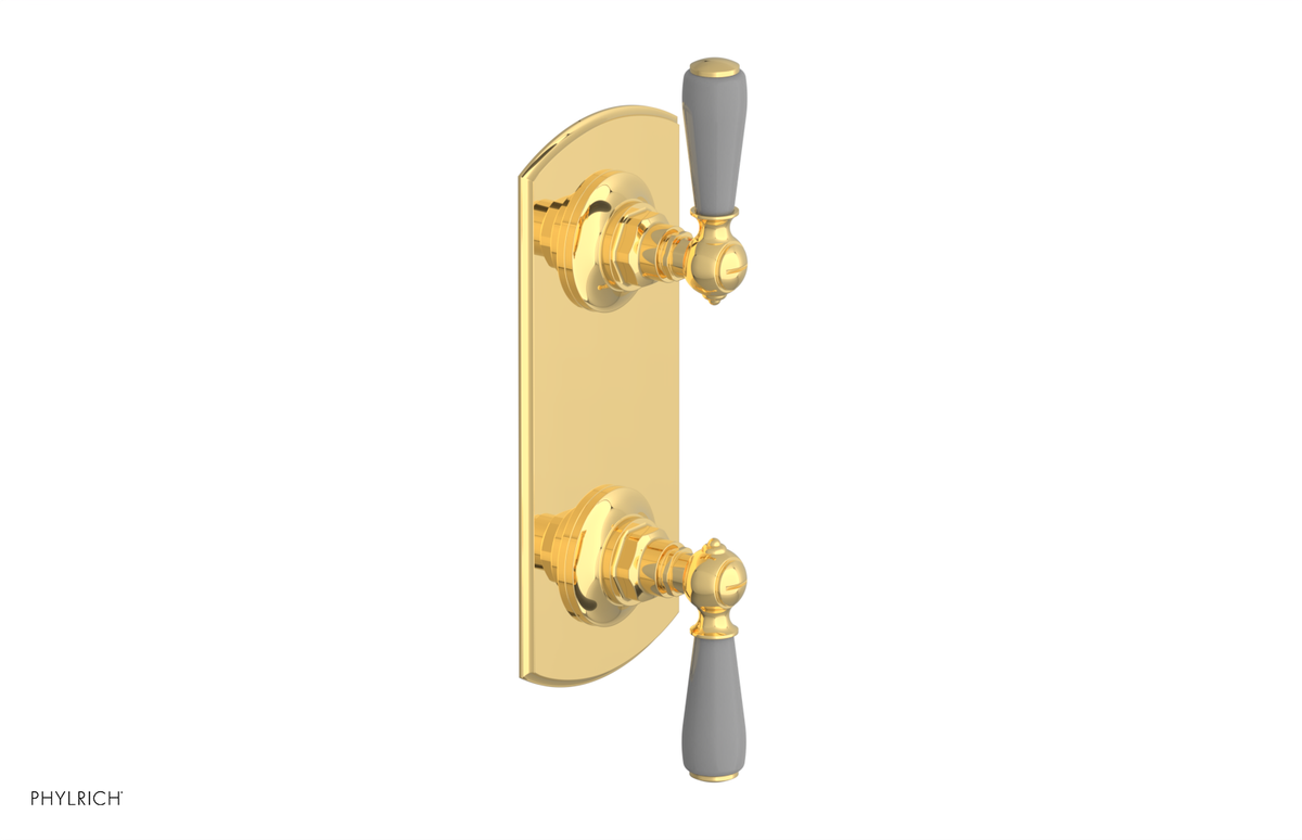 JAMESTOWN - Thermostatic Valve with Volume Control or Diverter with "Grey" Accents 4-738