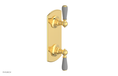 JAMESTOWN - Thermostatic Valve with Volume Control or Diverter with "Grey" Accents 4-738