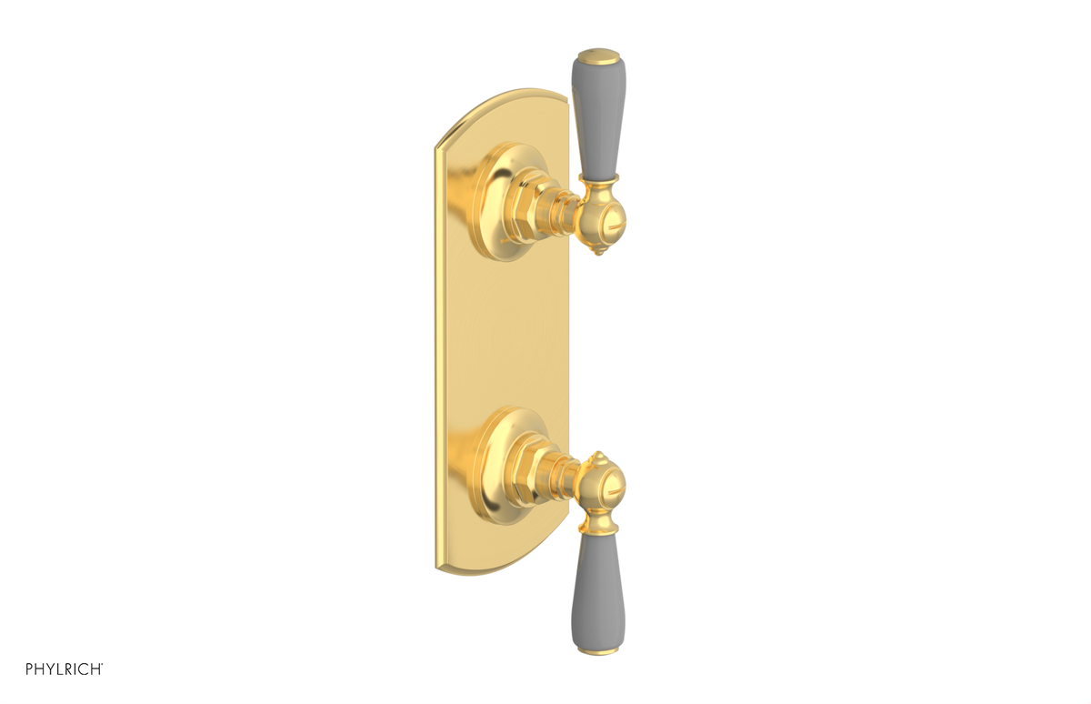 JAMESTOWN - Thermostatic Valve with Volume Control or Diverter with "Grey" Accents 4-738
