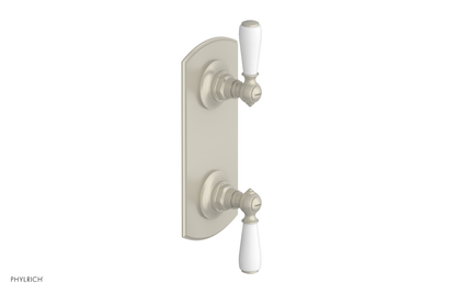 JAMESTOWN - Thermostatic Valve with Volume Control or Diverter with "White" Accents 4-738
