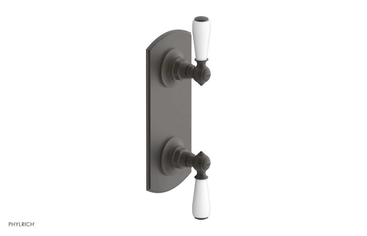 JAMESTOWN - Thermostatic Valve with Volume Control or Diverter with "White" Accents 4-738