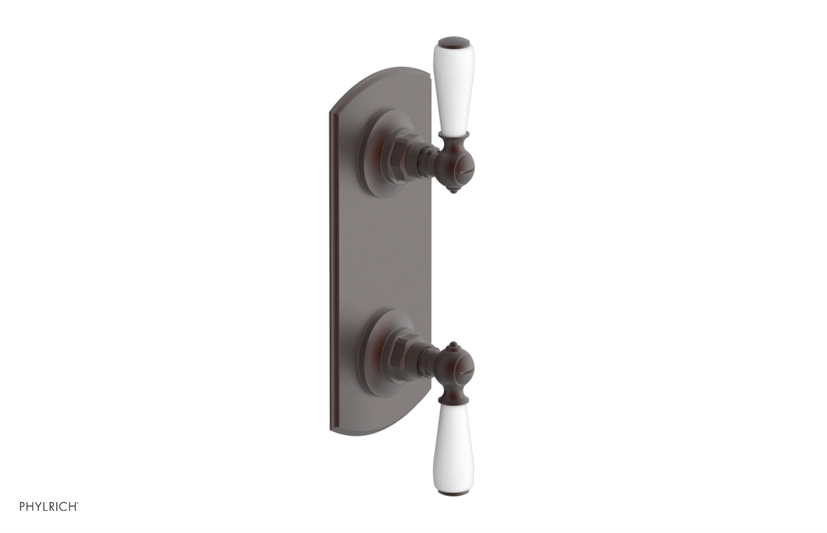 JAMESTOWN - Thermostatic Valve with Volume Control or Diverter with "White" Accents 4-738