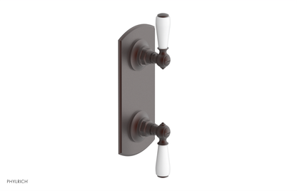JAMESTOWN - Thermostatic Valve with Volume Control or Diverter with "White" Accents 4-738