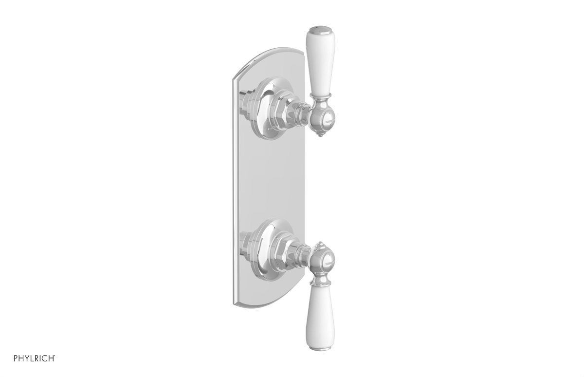 JAMESTOWN - Thermostatic Valve with Volume Control or Diverter with "White" Accents 4-738