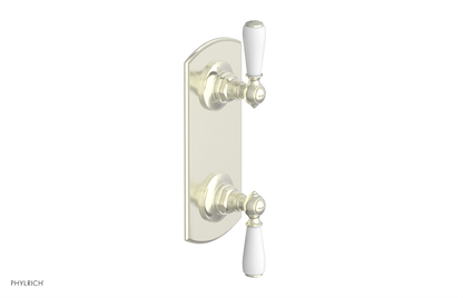 JAMESTOWN - Thermostatic Valve with Volume Control or Diverter with "White" Accents 4-738