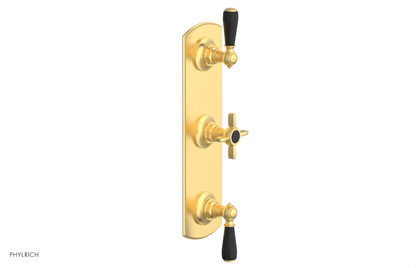 JAMESTOWN - Thermostatic Valve with Two Volume Control with "Black" Accents 4-740