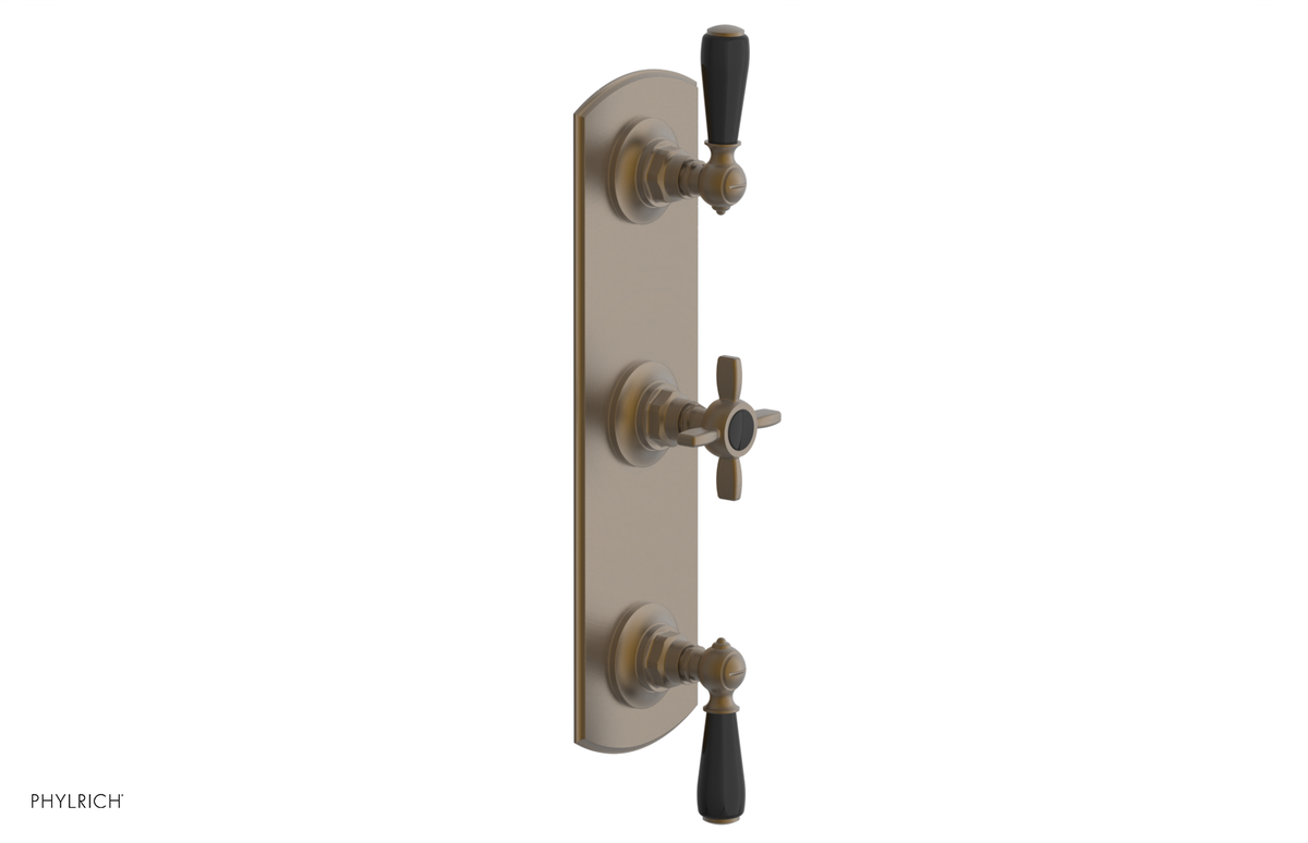 JAMESTOWN - Thermostatic Valve with Two Volume Control with "Black" Accents 4-740
