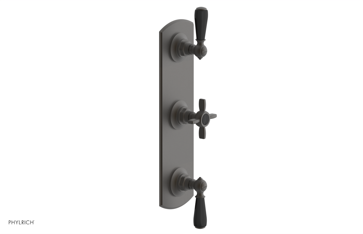 JAMESTOWN - Thermostatic Valve with Two Volume Control with "Black" Accents 4-740