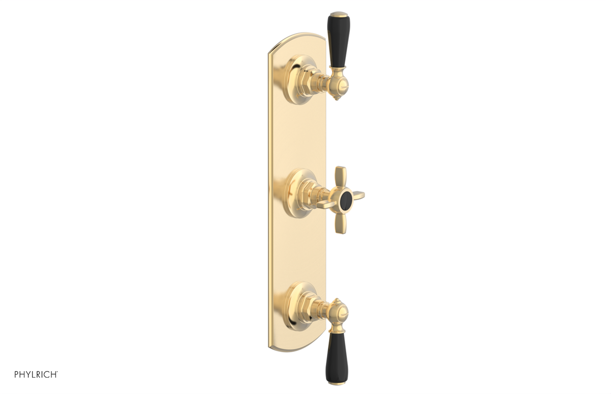 JAMESTOWN - Thermostatic Valve with Two Volume Control with "Black" Accents 4-740