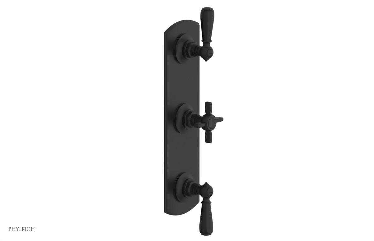 JAMESTOWN - Thermostatic Valve with Two Volume Control with "Black" Accents 4-740