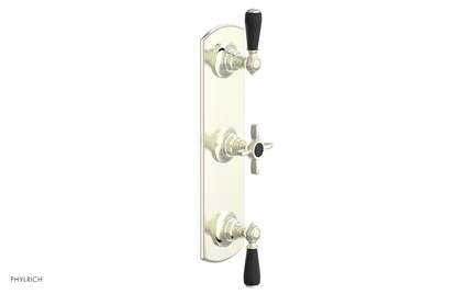 JAMESTOWN - Thermostatic Valve with Two Volume Control with "Black" Accents 4-740