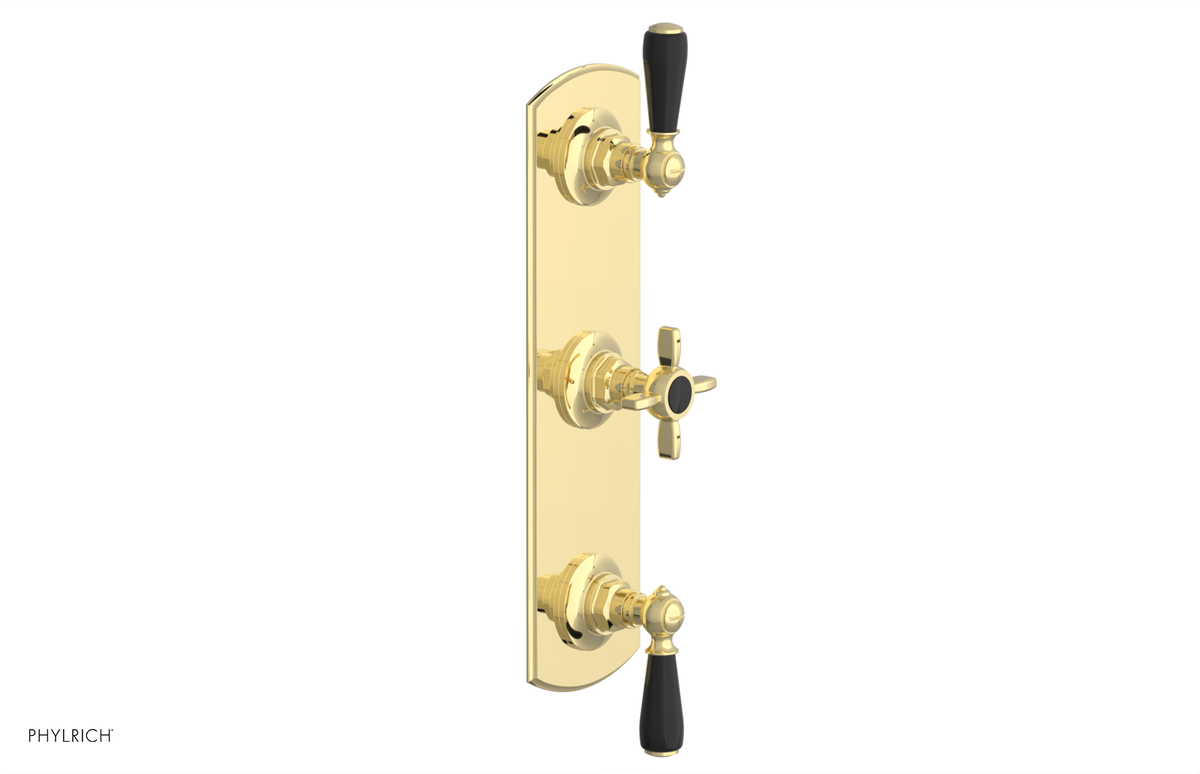 JAMESTOWN - Thermostatic Valve with Two Volume Control with "Black" Accents 4-740