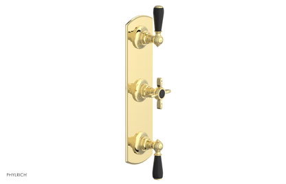 JAMESTOWN - Thermostatic Valve with Two Volume Control with "Black" Accents 4-740