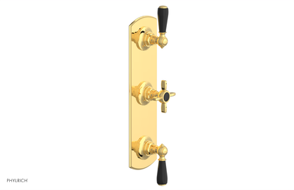 JAMESTOWN - Thermostatic Valve with Two Volume Control with "Black" Accents 4-740
