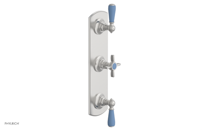 JAMESTOWN - Thermostatic Valve with Two Volume Control with "Light Blue" Accents 4-740
