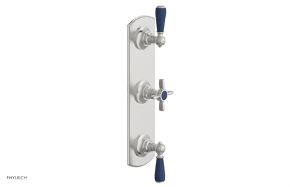 JAMESTOWN - Thermostatic Valve with Two Volume Control with "Navy Blue" Accents 4-740