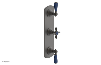 JAMESTOWN - Thermostatic Valve with Two Volume Control with "Navy Blue" Accents 4-740