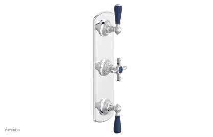 JAMESTOWN - Thermostatic Valve with Two Volume Control with "Navy Blue" Accents 4-740
